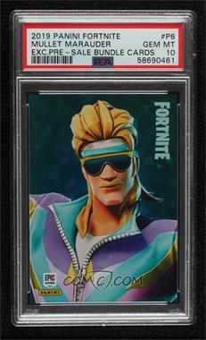 2019 Panini Fortnite - Cracked Ice Promo #P6 - Mullet Marauder [PSA 10 GEM MT]