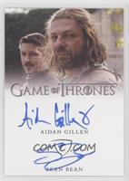 Aidan Gillen as Petyr Baelish, Sean Bean as Eddard Stark