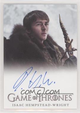 2019 Rittenhouse Game of Thrones Inflexions - Full Bleed Autographs #_ISHW - Isaac Hempstead-Wright as Bran Stark