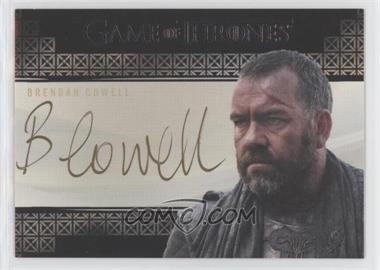 2019 Rittenhouse Game of Thrones Inflexions - Valyrian Steel Autographs #_BRCO - Brendan Cowell as Harrag