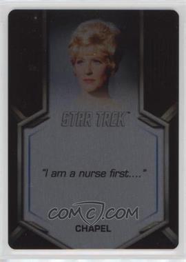 2019 Rittenhouse Star Trek InfleXions: Starfleet's Finest - Expressions of Heroism Metal #E8 - Nurse Chapel /150