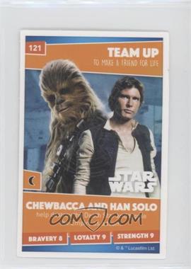 2019 Sainsbury's Disney Heroes - [Base] #121 - Chewbacca & Han Solo
