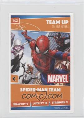 2019 Sainsbury's Disney Heroes - [Base] #142 - Spider-Man Team