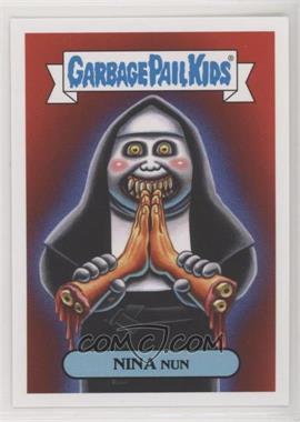 2019 Topps Garbage Pail Kids: Revenge of Oh, The Horror-ible - Modern Horror Stickers #12a - Nina Nun