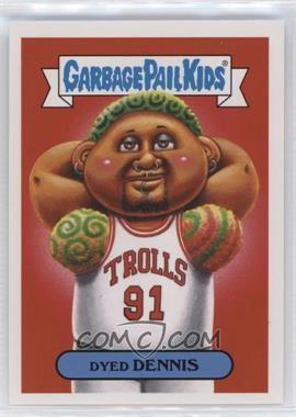 2019 Topps Garbage Pail Kids: We Hate the '90s - '90s Music & Celebrities Sticker #7a - Dyed Dennis