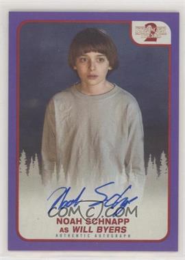 2019 Topps Stranger Things 2 - Autographs - Purple #A-NSWB - Noah Schnapp as Will Byers /25