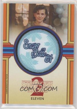 2019 Topps Stranger Things 2 - Commemorative Patches - Orange #CP-11S - Eleven (Snow Ball '84) /99