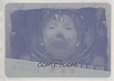 2019 Topps Stranger Things Welcome To The Upside Down - [Base] - Printing Plate Cyan #1 - Monster in the Void /1