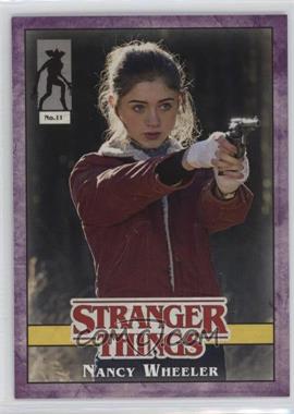 2019 Topps Stranger Things Welcome To The Upside Down - Character - Purple #11 - Nancy Wheeler /25
