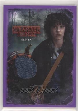 2019 Topps Stranger Things Welcome To The Upside Down - Relic - Purple #RC-11 - Eleven /25