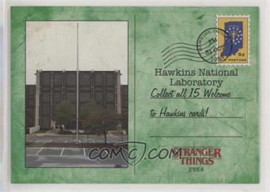 2019 Topps Stranger Things Welcome To The Upside Down - Welcome To Hawkins - Green #HWK-6 - Hawkins National Laboratory /10