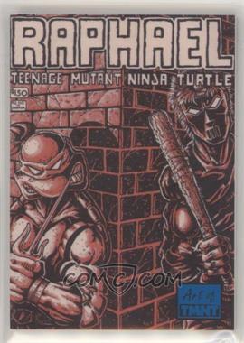 2019 Topps The Art of TMNT (Teenage Mutant Ninja Turtles) - Artist Autographs - Blue #28 - Micro & Mini-Series - Raphael Issue 1 (Kevin Eastman) /10