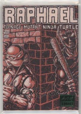 2019 Topps The Art of TMNT (Teenage Mutant Ninja Turtles) - Artist Autographs - Green #28 - Micro & Mini-Series - Raphael Issue 1 (Kevin Eastman) /99