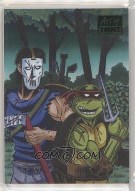 2019 Topps The Art of TMNT (Teenage Mutant Ninja Turtles) - [Base] - Green #95 - New Visions - Crime-Fighting Friends (Steve Lavigne and Ryan Brown) /99