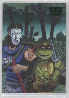 2019 Topps The Art of TMNT (Teenage Mutant Ninja Turtles) - [Base] - Green #95 - New Visions - Crime-Fighting Friends (Steve Lavigne and Ryan Brown) /99