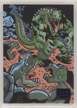 2019 Topps The Art of TMNT (Teenage Mutant Ninja Turtles) - [Base] - Purple #81 - New Visions - Dino Raph and Leatherhead (Jim Lawson) /50