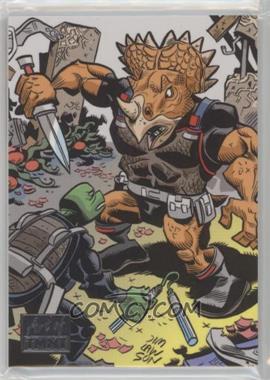 2019 Topps The Art of TMNT (Teenage Mutant Ninja Turtles) - [Base] #82 - New Visions - Michaelangelo and the Styracodon (Jim Lawson)