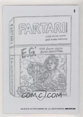 2019 Topps Wacky Packages Old School Series 8 - On Demand [Base] - Pencil Roughs #8 - Fartari E.G. The Extra-Gassy Extra-Terrestrial