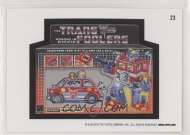 2019 Topps Wacky Packages Old School Series 8 - On Demand [Base] - Tan Back #23 - Transfoolers