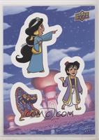 Aladdin, Magic Carpet, & Jasmine