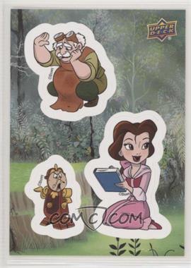 2019 Upper Deck Disney Princess - Stickers #S3 - Belle, Maurice, & Cogsworth