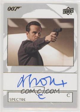 2019 Upper Deck James Bond Collection - Autographs - Inscriptions #A-SC - Spectre - Andrew Scott as C