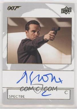 2019 Upper Deck James Bond Collection - Autographs - Inscriptions #A-SC - Spectre - Andrew Scott as C