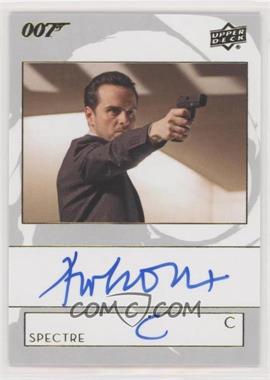 2019 Upper Deck James Bond Collection - Autographs - Inscriptions #A-SC - Spectre - Andrew Scott as C