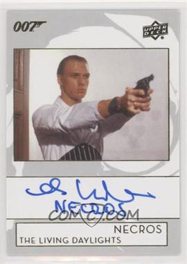 2019 Upper Deck James Bond Collection - Autographs - Inscriptions #A-WI - The Living Daylights - Andreas Wisniewski as Necros