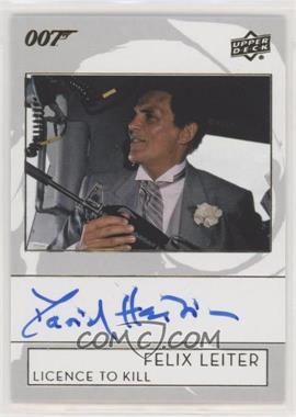 2019 Upper Deck James Bond Collection - Autographs #A-DH - Licence to Kill - David Hedison as Felix Leiter