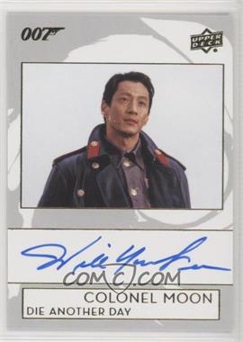 2019 Upper Deck James Bond Collection - Autographs #A-WL - Die Another Day - Will Yun Lee as Colonel Moon