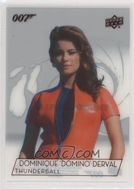 2019 Upper Deck James Bond Collection - [Base] - Silver Acetate #165 - Claudine Auger as Domino Derval