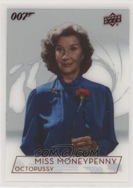 2019 Upper Deck James Bond Collection - [Base] - Silver Acetate #175 - Lois Maxwell as Miss Moneypenny (Octopussy)