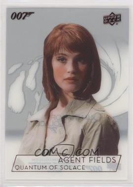 2019 Upper Deck James Bond Collection - [Base] - Silver Acetate #191 - Gemma Atherton as Agent Fields