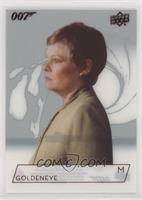 Judi Dench as M (GoldenEye)