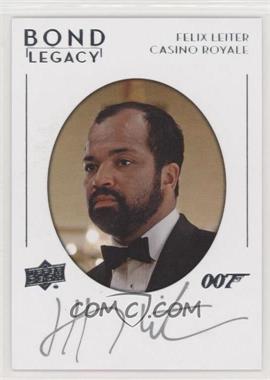 2019 Upper Deck James Bond Collection - Bond Legacy Auto Achievements #BLA-2 - Tier 1 - Jeffrey Wright as Felix Leiter