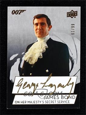 2019 Upper Deck James Bond Collection - SP Autographs #SPA-GL - George Lazenby as James Bond /99 [EX to NM]