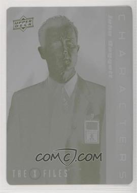 2019 Upper Deck X-Files: UFOs and Aliens - Characters - Printing Plate Yellow #C-7 - John Doggett /1