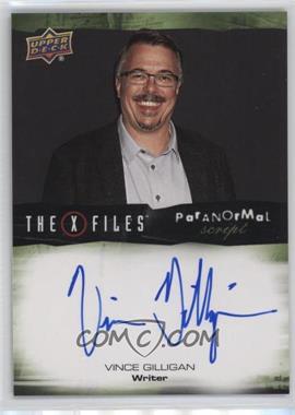 2019 Upper Deck X-Files: UFOs and Aliens - Paranormal Script #A-VG - Vince Gilligan