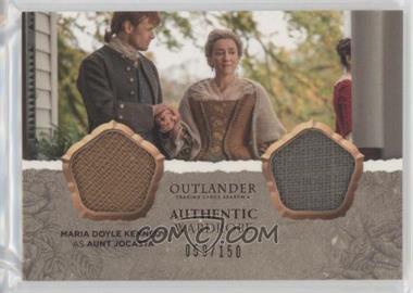 2020 Cryptozoic Outlander Season 4 - Dual Wardrobe Relics #DM01 - Maria Doyle Kennedy as Aunt Jocasta /200