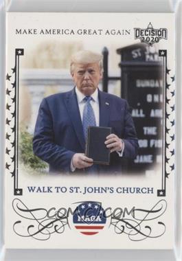 2020 Decision 2020 - Make America Great Again #M14 - Walk to St. John's Church [EX to NM]