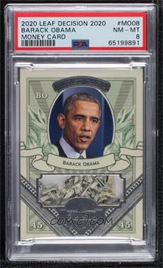 2020 Decision 2020 - Money Card #MO08 - Barack Obama [PSA 8 NM‑MT]