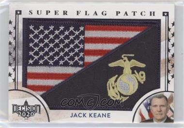 2020 Decision 2020 - Super Flag Patch - Silver #SF20 - Jack Keane