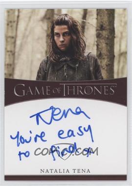 2020 Rittenhouse Game of Thrones Season 8 - Inscription Autographs #_NATE.3 - Natalia Tena as Osha ("You're easy to find")