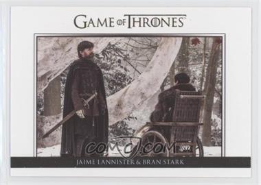 2020 Rittenhouse Game of Thrones Season 8 - Relationships - Gold #DL62 - Ser Jaime Lannister & Bran Stark /125
