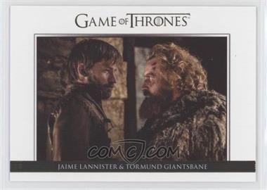 2020 Rittenhouse Game of Thrones Season 8 - Relationships - Gold #DL66 - Jaime Lannister & Tormund Giantsbane /125