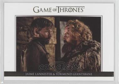 2020 Rittenhouse Game of Thrones Season 8 - Relationships - Gold #DL66 - Jaime Lannister & Tormund Giantsbane /125