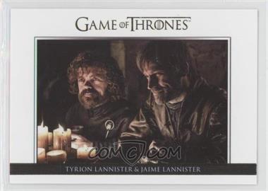 2020 Rittenhouse Game of Thrones Season 8 - Relationships - Gold #DL67 - Tyrion Lannister & Jaime Lannister /125