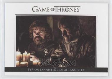 2020 Rittenhouse Game of Thrones Season 8 - Relationships - Gold #DL67 - Tyrion Lannister & Jaime Lannister /125