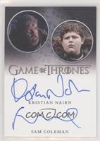 Kristian Nairn as Hodor, Sam Coleman as Young Hodor